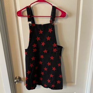 BLACKHEART BLACK & RED STAR SKIRTALL